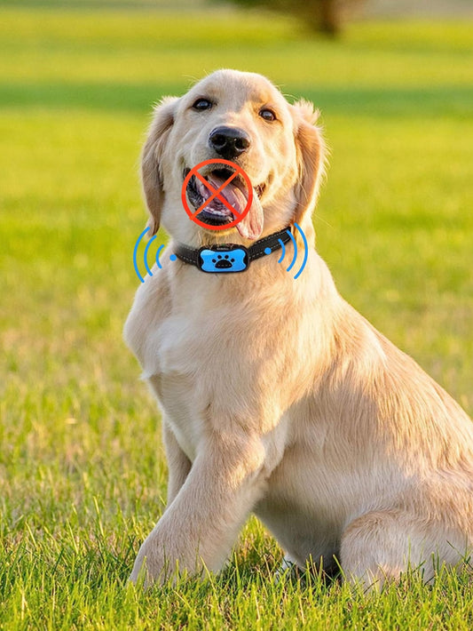 1Pc Dog Barking Control Device, with Vibration + Beep Warning, 7 Sensitivity Adjustable. Waterproof. Suitable for Small, Medium and Large Dogs' Training.